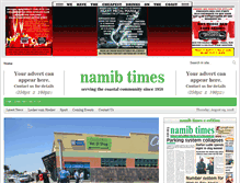 Tablet Screenshot of namibtimes.net